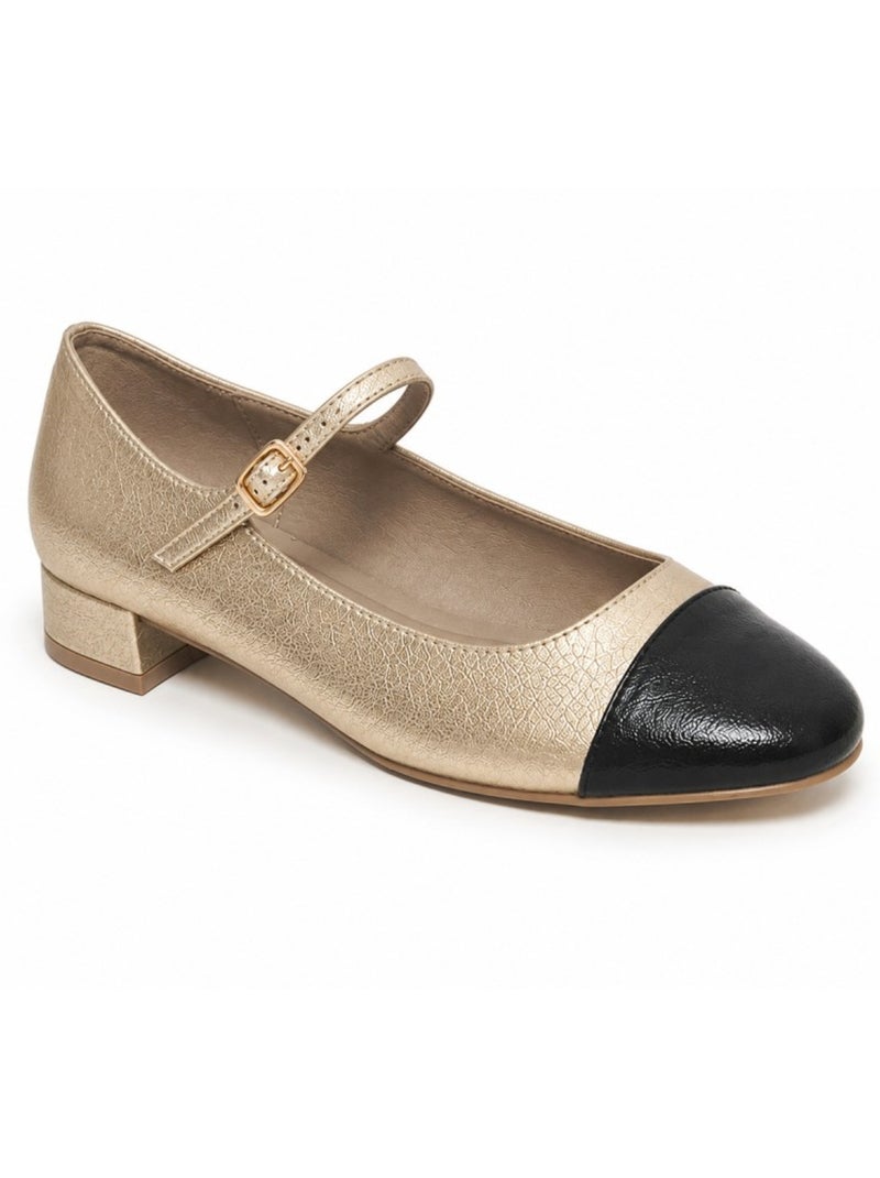 Ballerina synthetisch materiaal montevita Goud/Goudkleurig - Kiabi