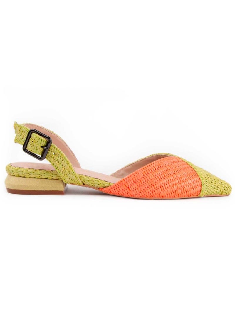 Ballerina Synthetisch Materiaal Montevita Groen - Kiabi