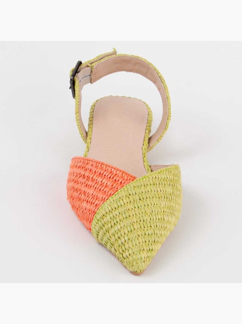 Ballerina Synthetisch Materiaal Montevita Groen - Kiabi
