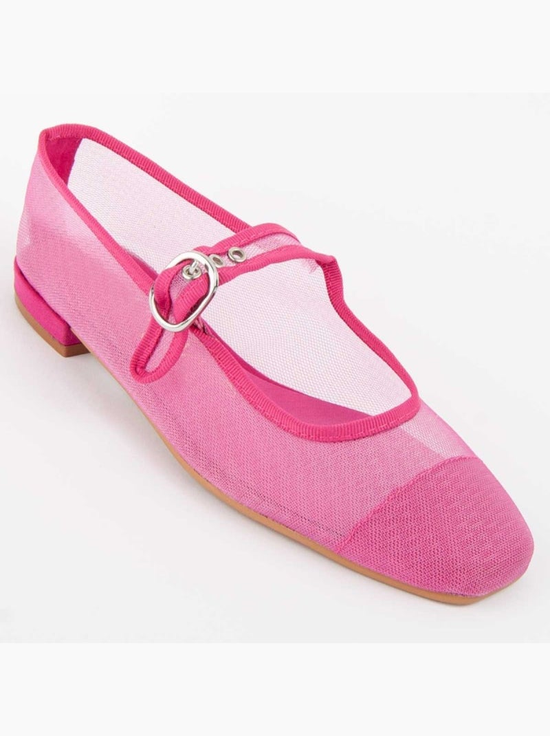 Ballerina Synthetisch Materiaal Montevita Roze - Kiabi