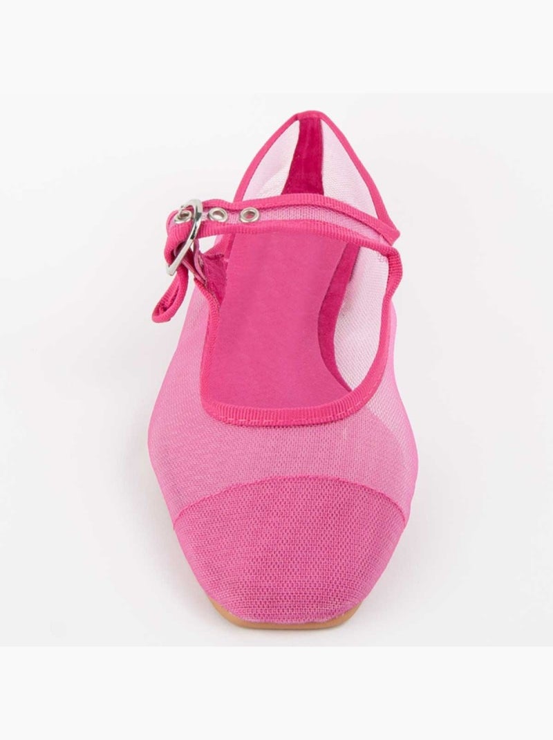 Ballerina Synthetisch Materiaal Montevita Roze - Kiabi
