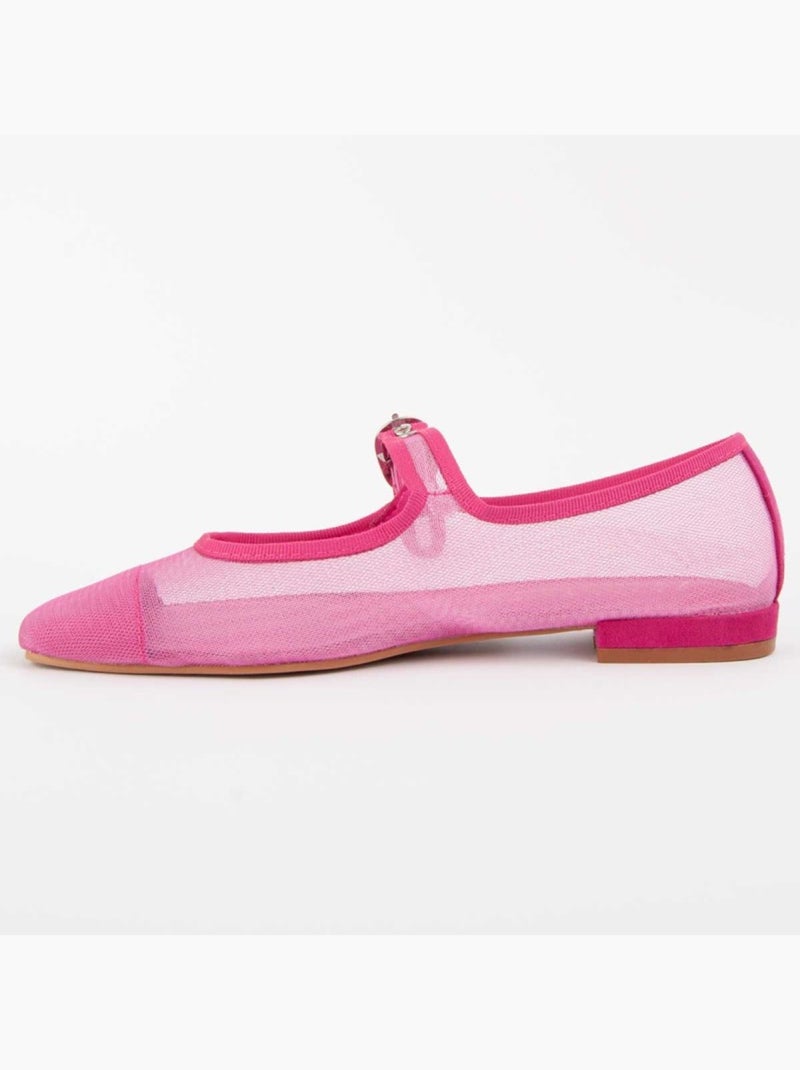 Ballerina Synthetisch Materiaal Montevita Roze - Kiabi