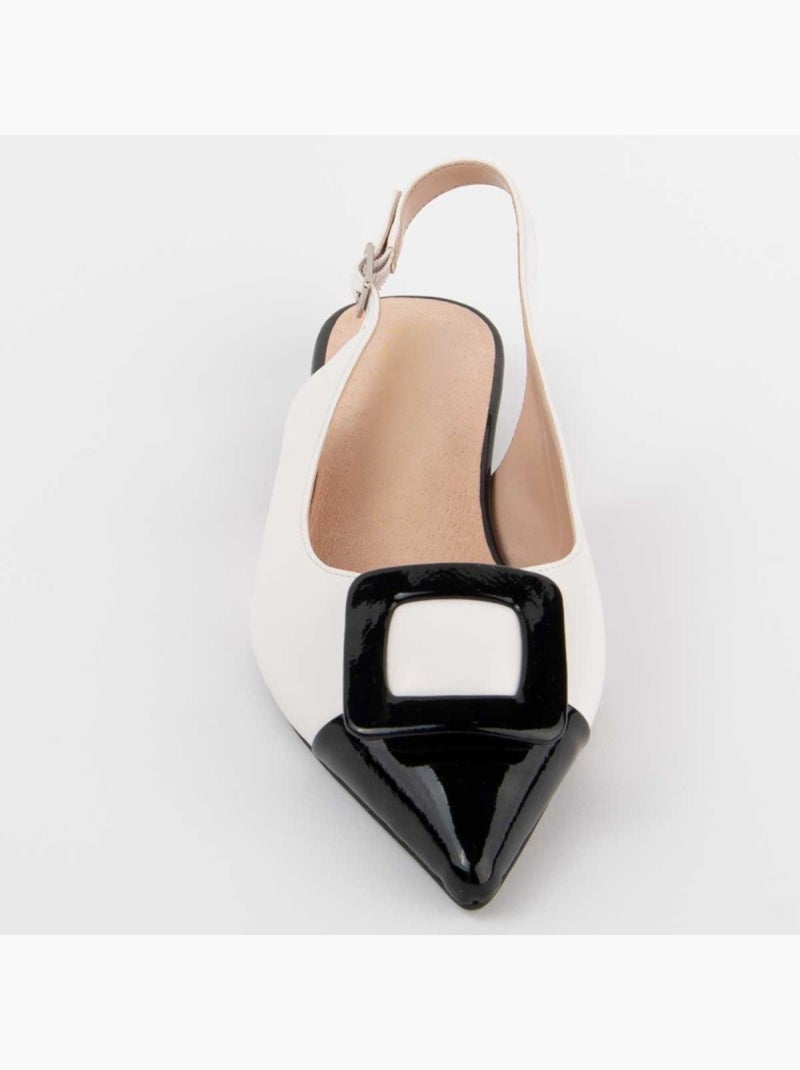 Ballerina Synthetisch Materiaal Montevita Wit - Kiabi