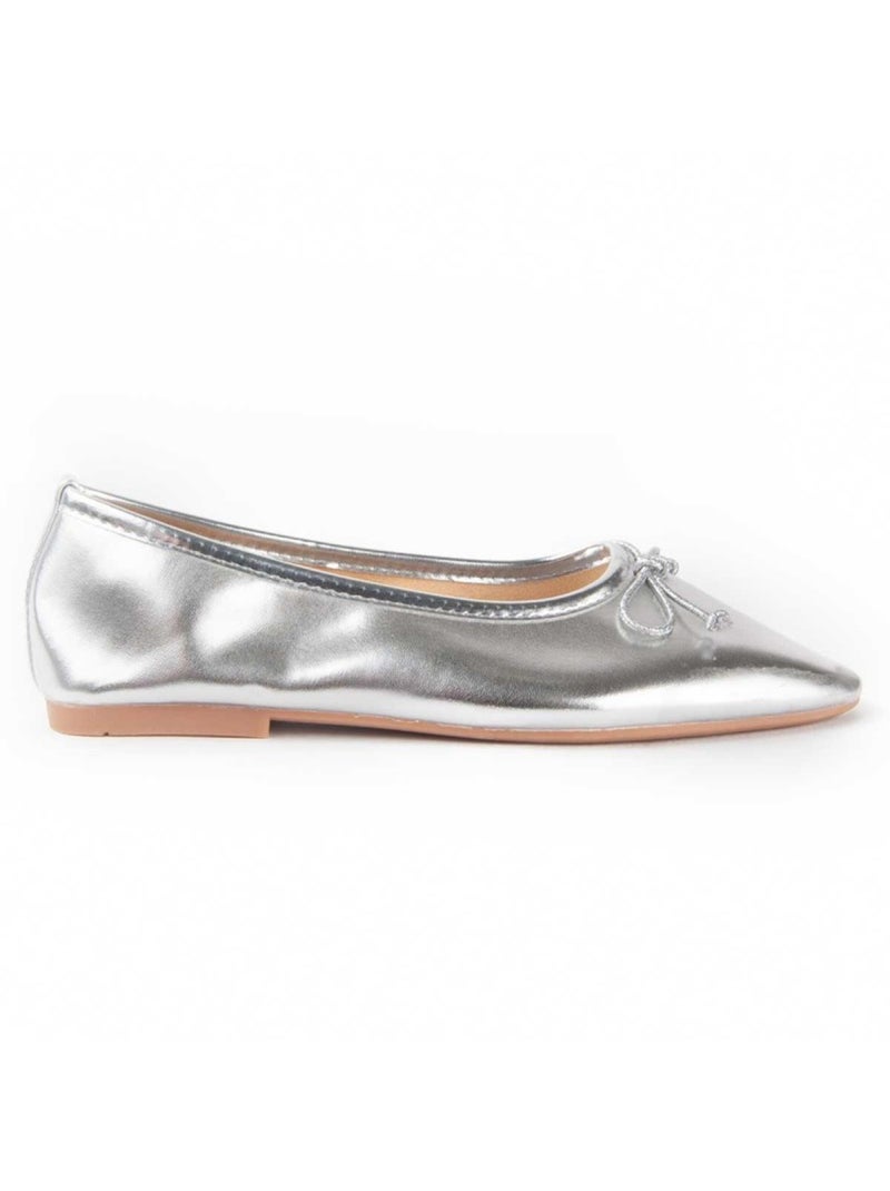 Ballerina synthetisch materiaal montevita Zilver - Kiabi