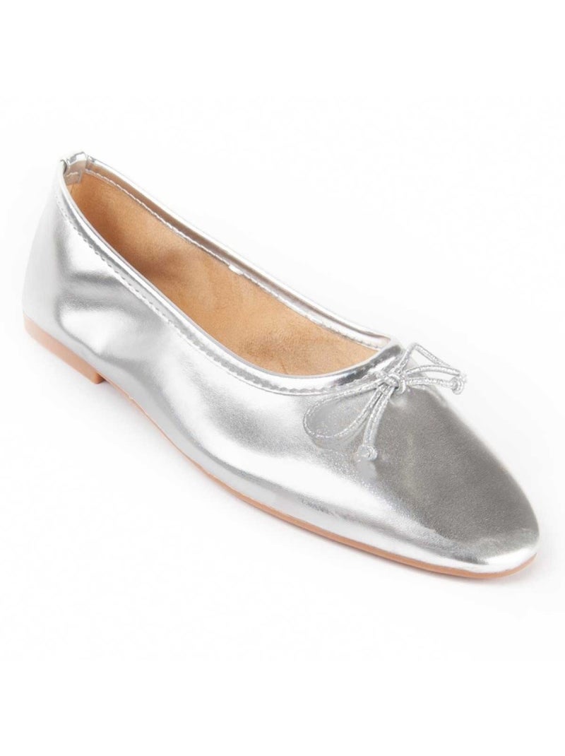 Ballerina synthetisch materiaal montevita Zilver - Kiabi