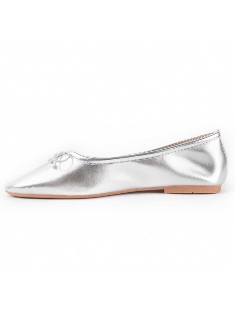 Ballerina synthetisch materiaal montevita Zilver - Kiabi