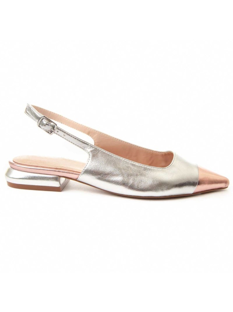 Ballerina Synthetisch Materiaal Montevita Zilver - Kiabi