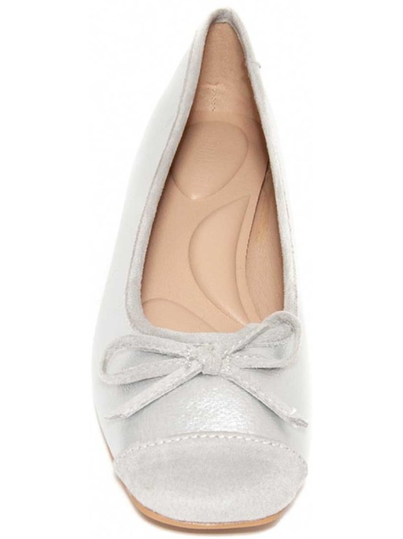 Ballerina Synthetisch Materiaal Montevita Zilver - Kiabi