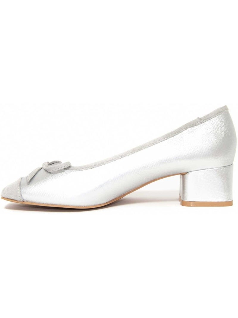 Ballerina Synthetisch Materiaal Montevita Zilver - Kiabi