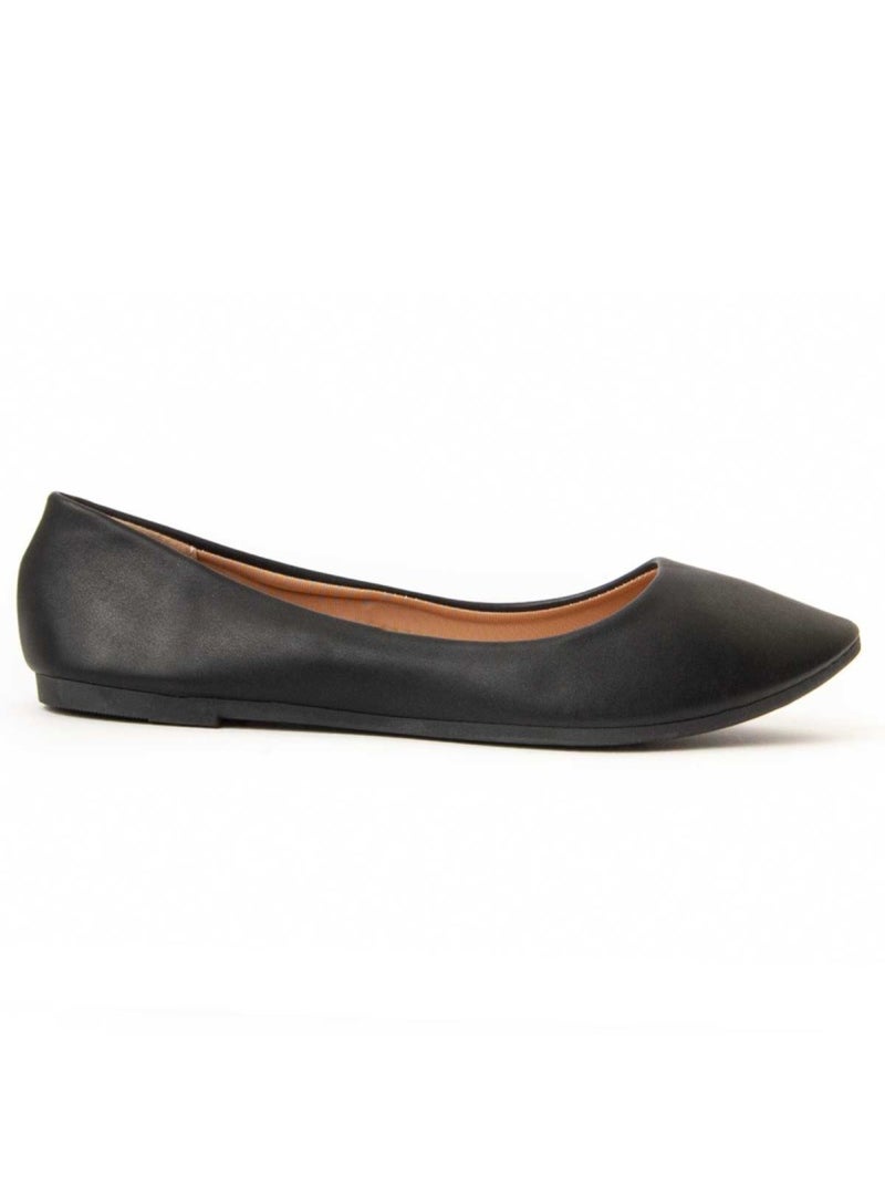 Ballerina Synthetisch Materiaal Montevita Zwart - Kiabi