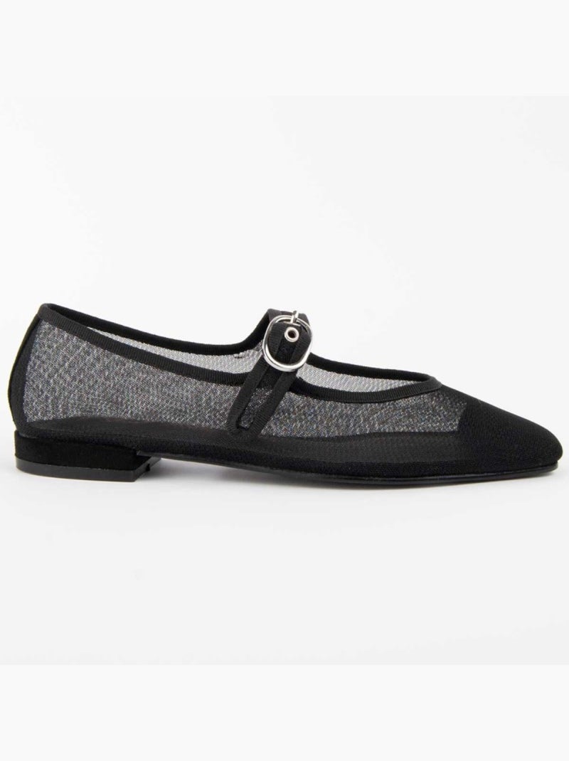 Ballerina Synthetisch Materiaal Montevita Zwart - Kiabi