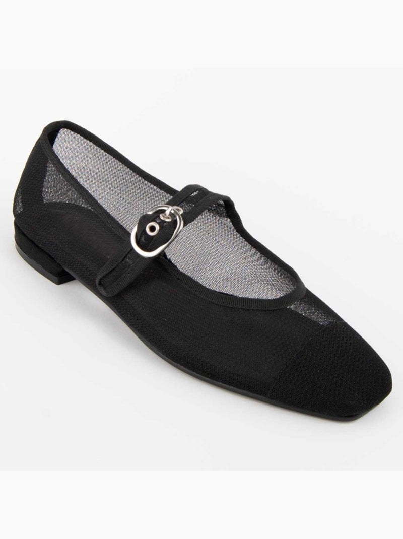 Ballerina Synthetisch Materiaal Montevita Zwart - Kiabi