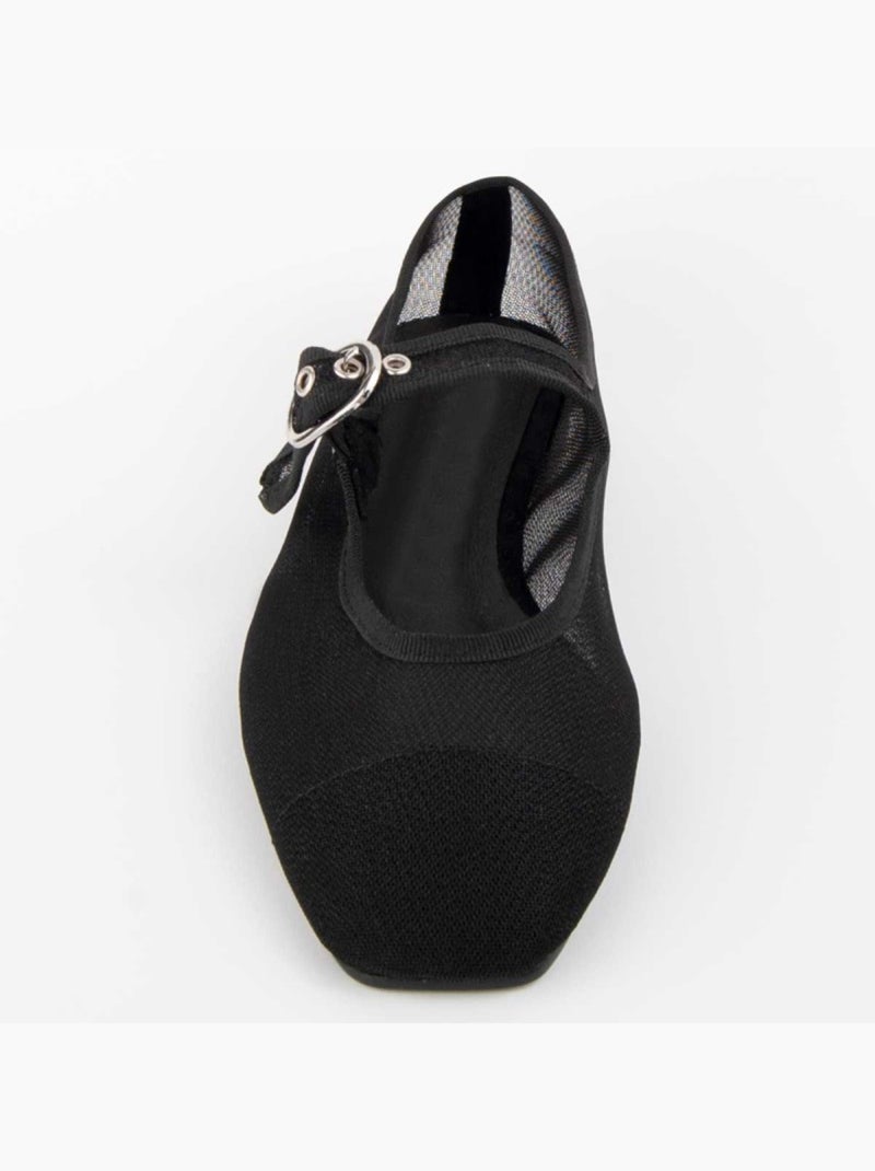 Ballerina Synthetisch Materiaal Montevita Zwart - Kiabi