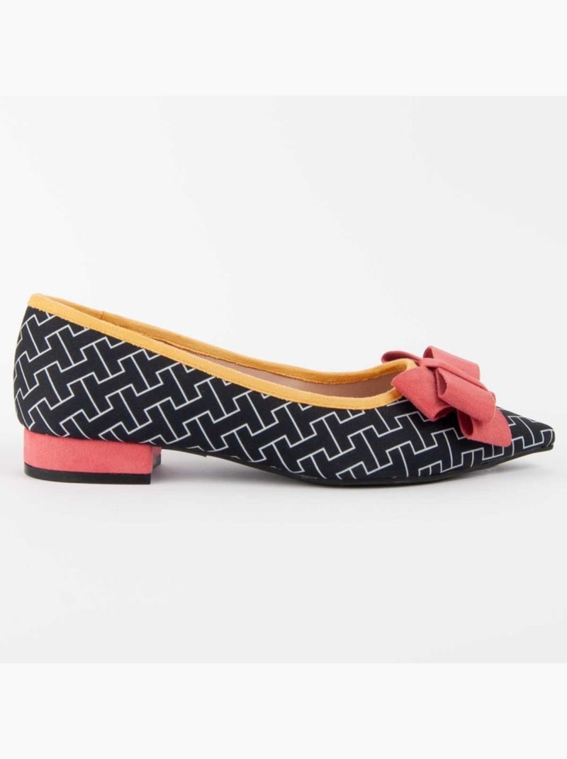 Ballerina Synthetisch Materiaal Montevita Zwart - Kiabi