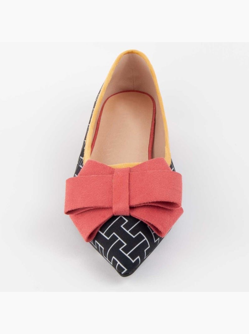 Ballerina Synthetisch Materiaal Montevita Zwart - Kiabi