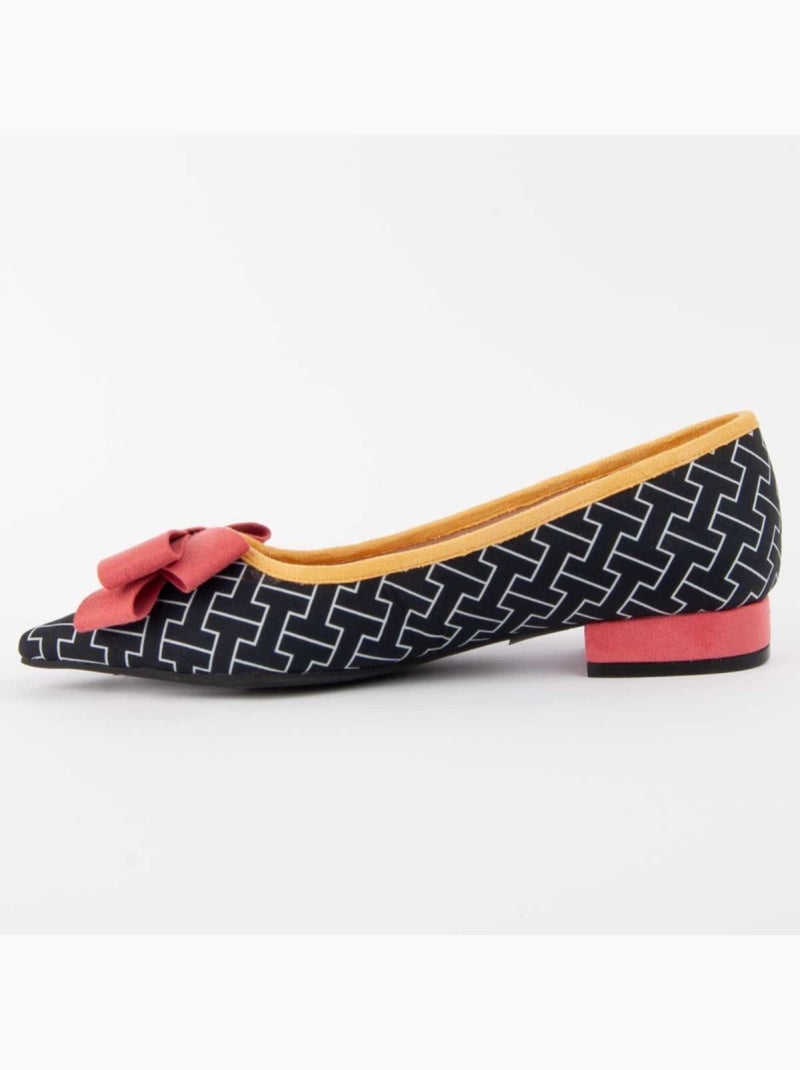 Ballerina Synthetisch Materiaal Montevita Zwart - Kiabi