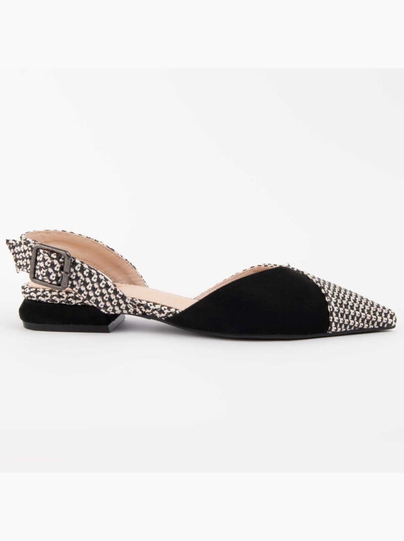 Ballerina Synthetisch Materiaal Montevita Zwart - Kiabi
