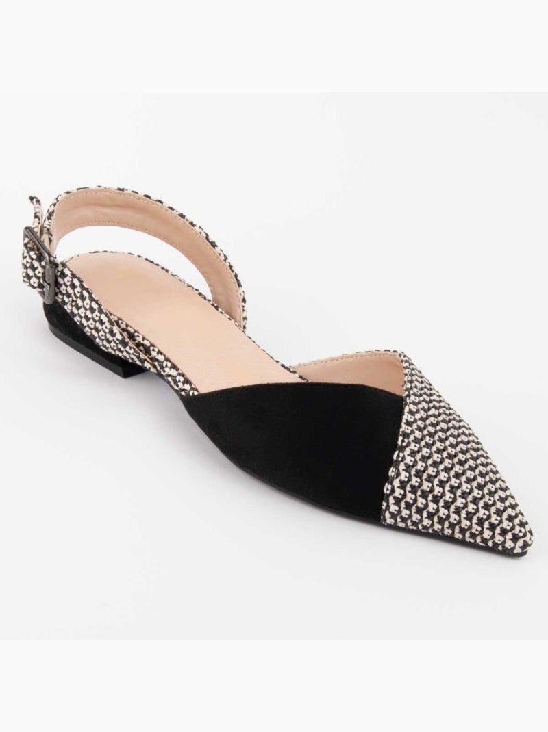 Ballerina Synthetisch Materiaal Montevita Zwart - Kiabi