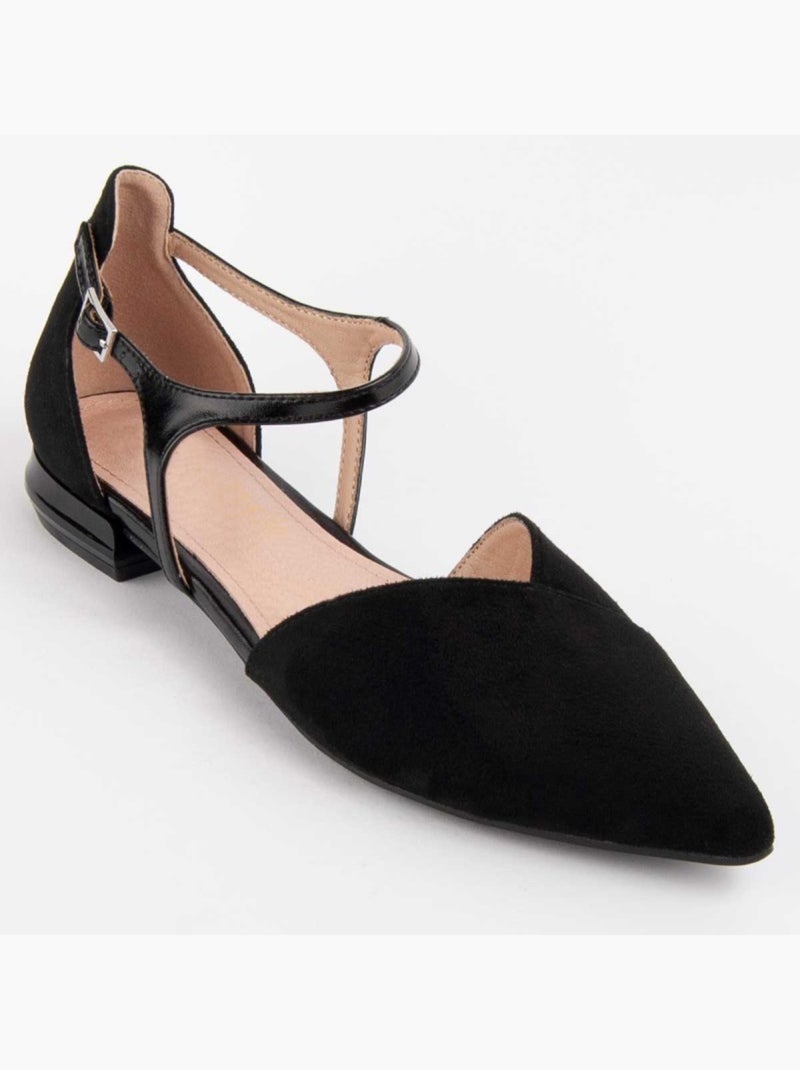 Ballerina Synthetisch Materiaal Montevita Zwart - Kiabi
