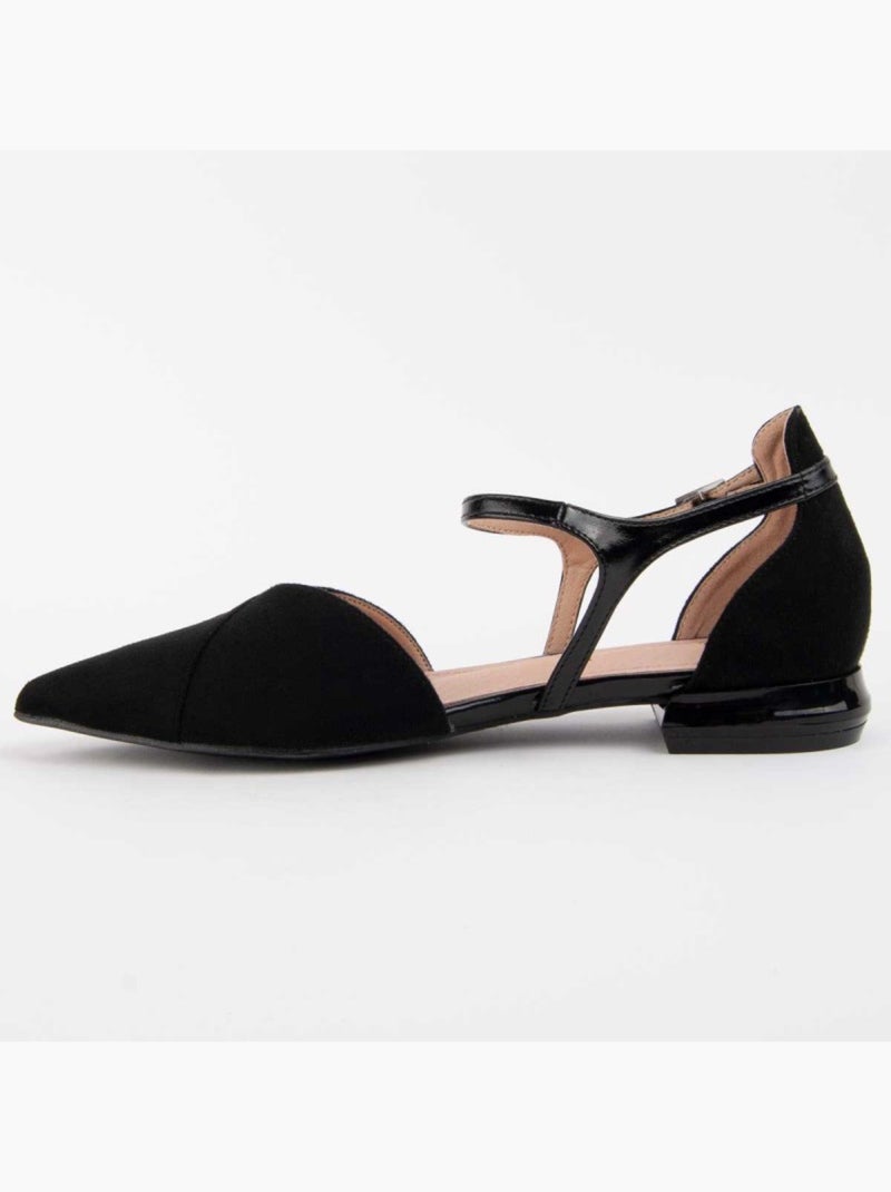 Ballerina Synthetisch Materiaal Montevita Zwart - Kiabi