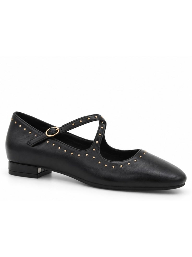Ballerina synthetisch materiaal montevita Zwart - Kiabi