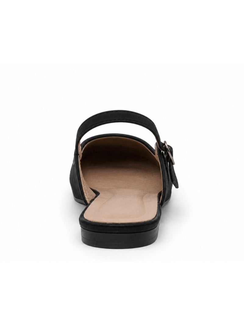 Ballerina synthetisch materiaal montevita Zwart - Kiabi