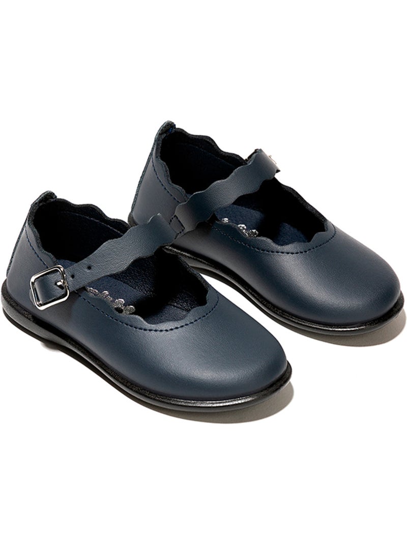 Ballerina's conguitos hebilla Marineblauw - Kiabi