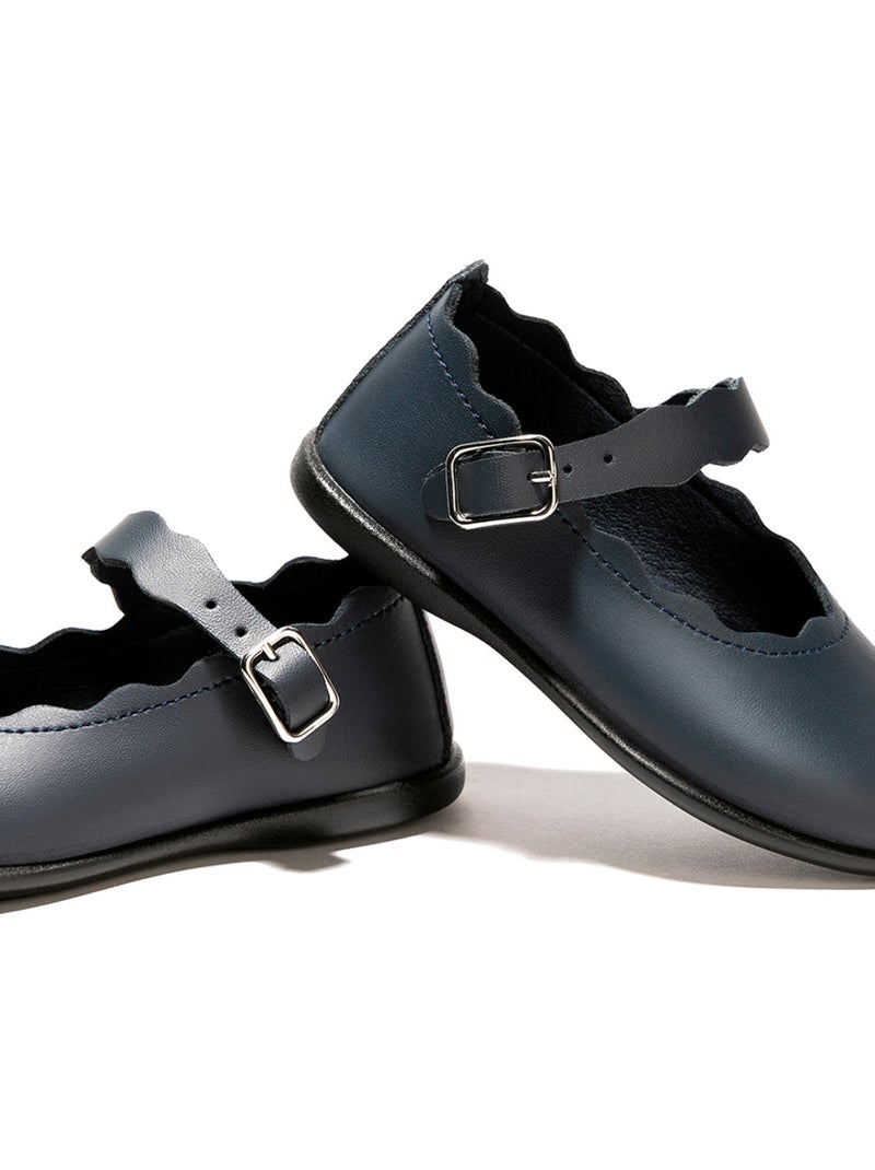 Ballerina's conguitos hebilla Marineblauw - Kiabi