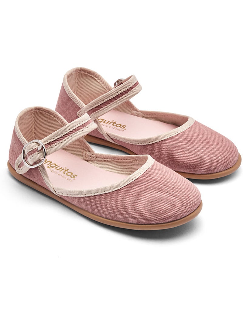 Ballerina's conguitos lazo hebilla Roze - Kiabi