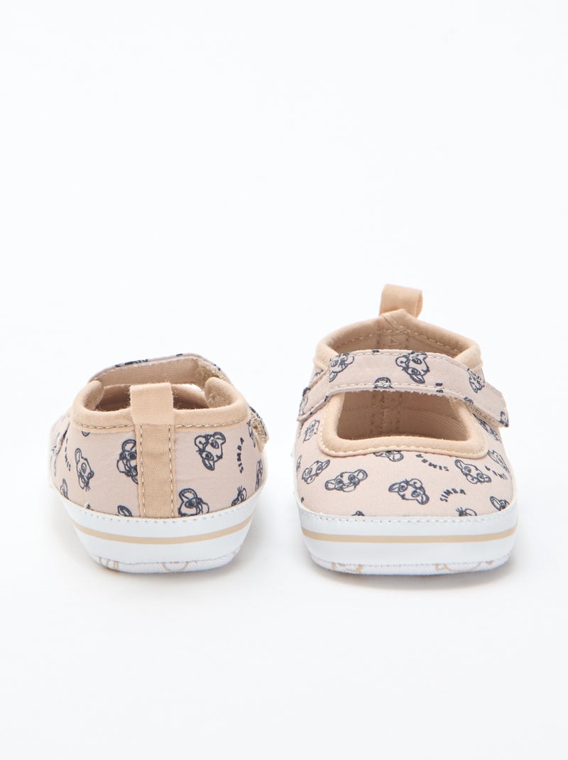 Ballerina's 'Disney' met klittenband Beige - Kiabi