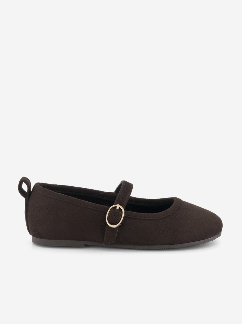 Ballerina's met bandjes Bruin - Kiabi