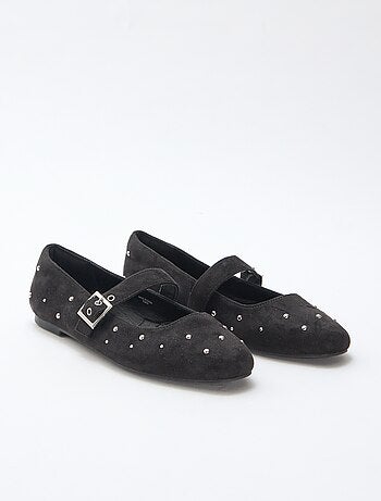 Ballerina's met bandjes en studeffect