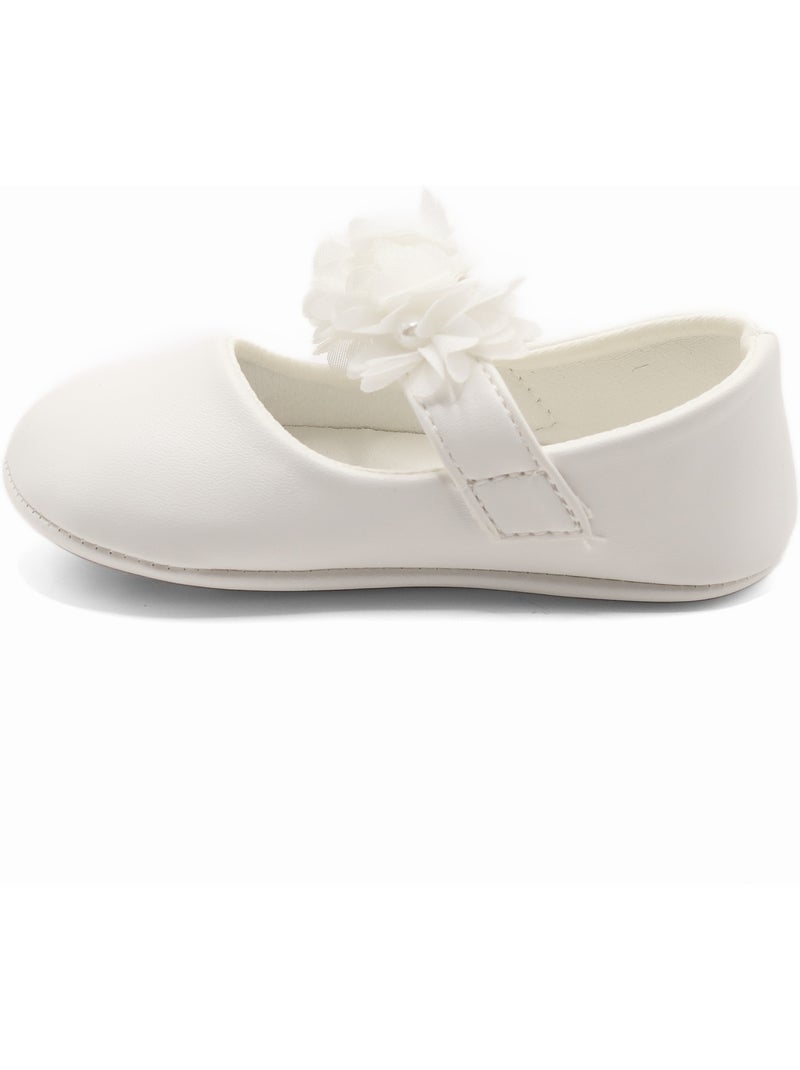 Ballerina's met bloemenmotief Wit - Kiabi