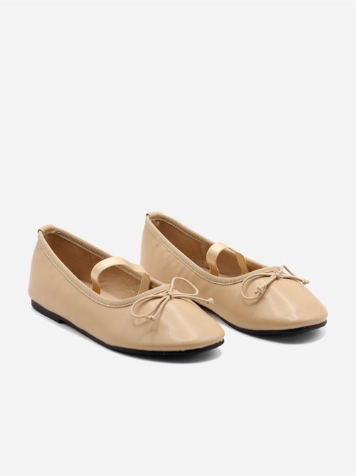 Ballerinas met een decoratieve strik - Kiabi Ballerinas met een decoratieve strik - Kiabi