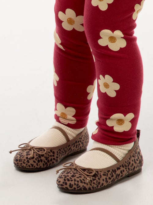 Ballerina's met luipaardmotiefje - Kiabi