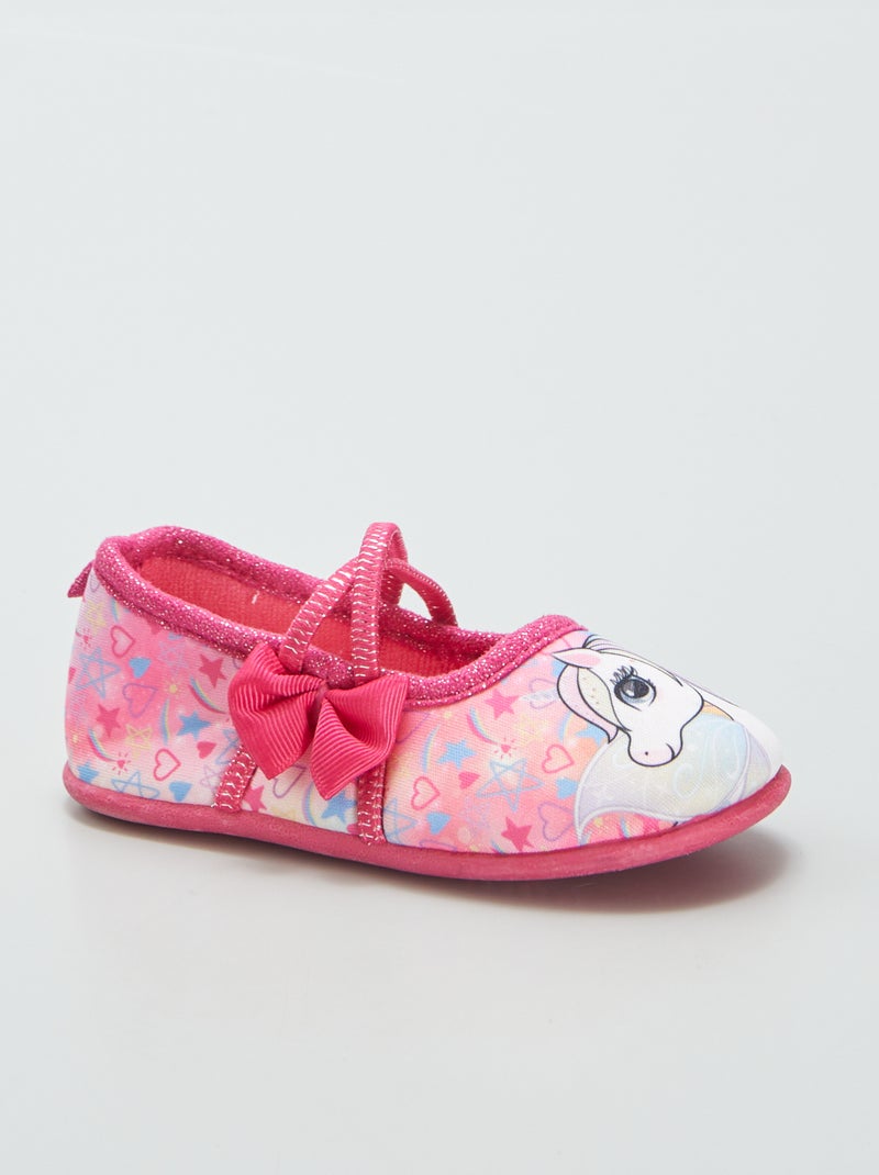 Ballerinaslofjes in eenhoornthema ROSE - Kiabi