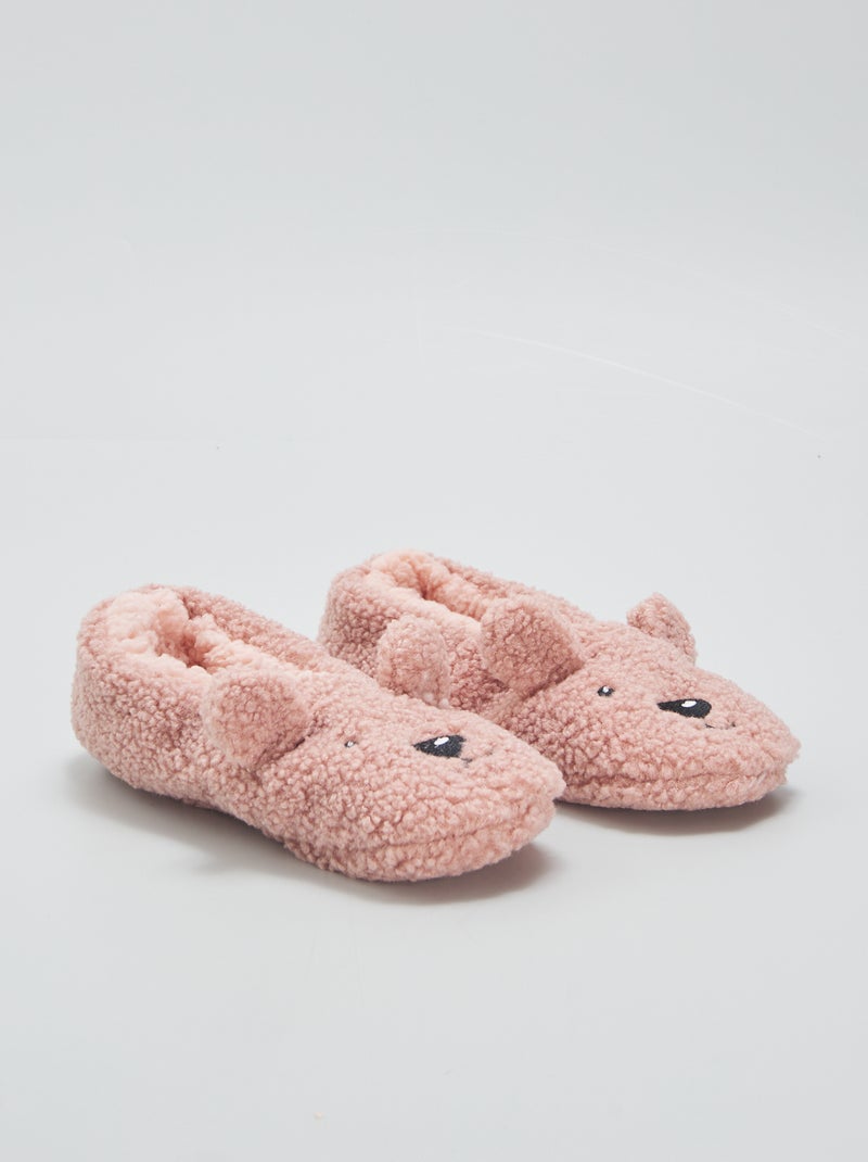 Ballerinaslofjes met katjesprint ROSE - Kiabi