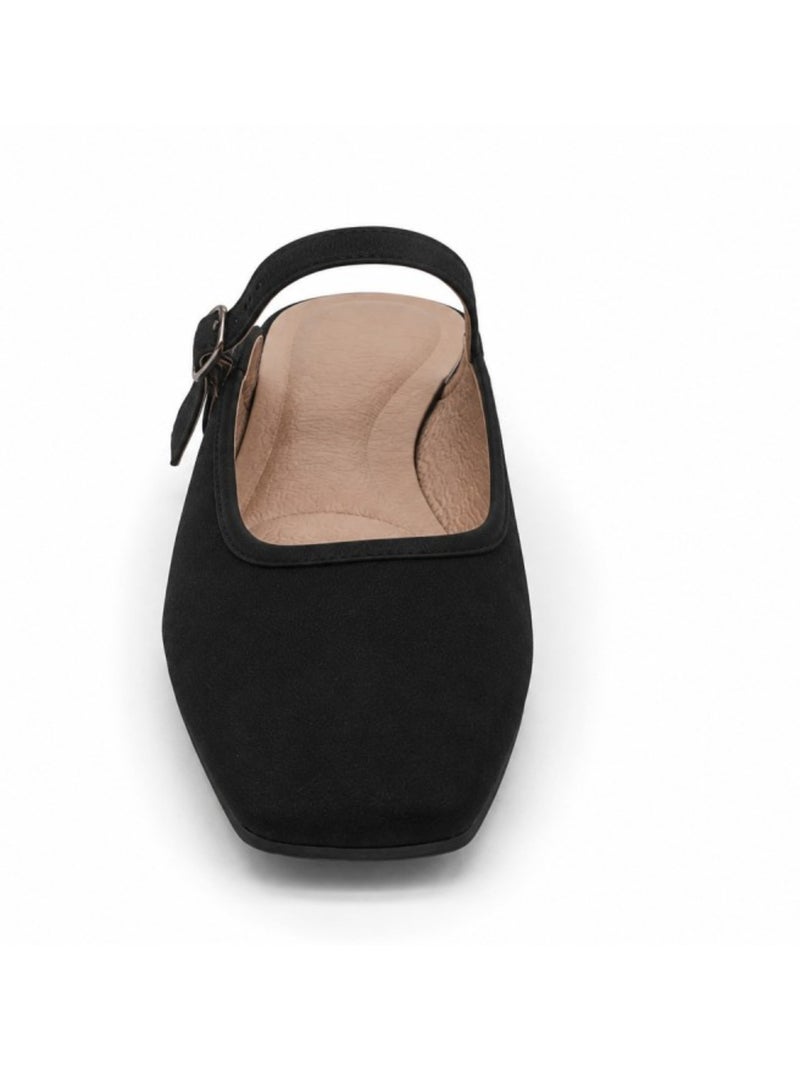 Ballerine matériau synthétique montevita Noir - Kiabi