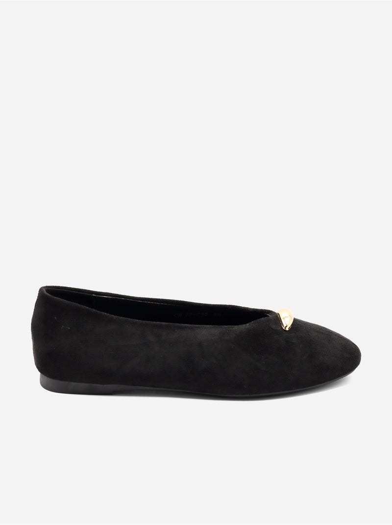 Ballerines à enfiler Noir - Kiabi