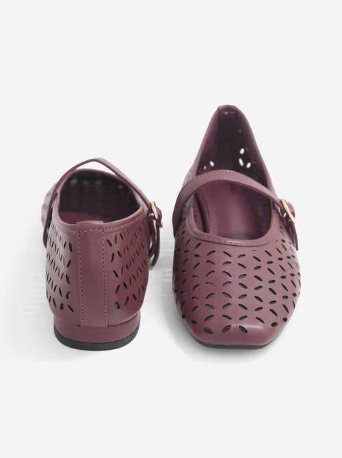 Ballerines ajourée à boucle - Kiabi