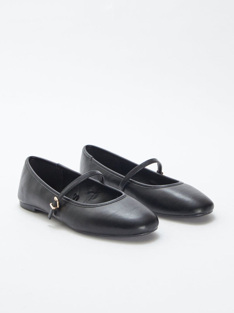 Ballerines avec bride NOIR - Kiabi