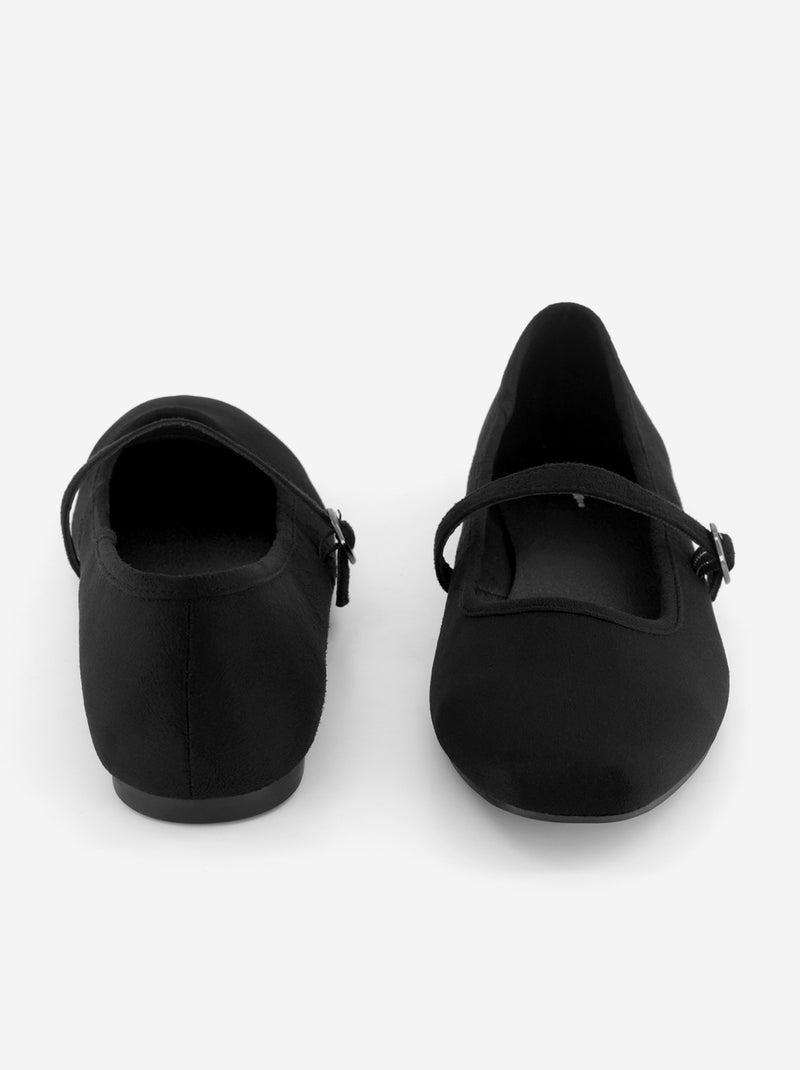 Ballerines avec bride Noir - Kiabi