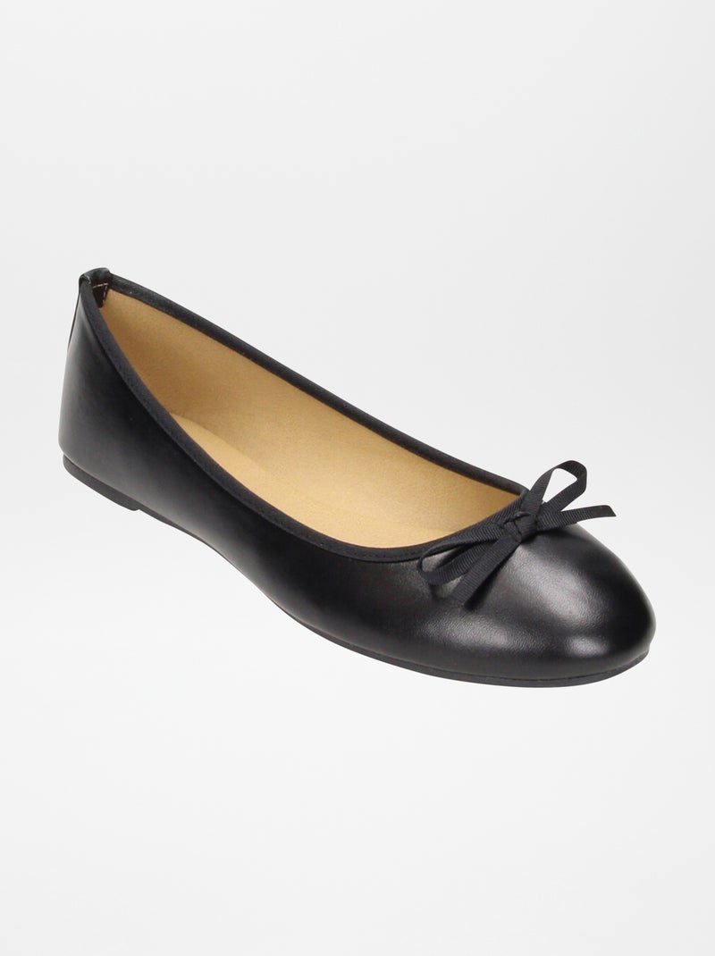 Ballerines classiques Noir - Kiabi