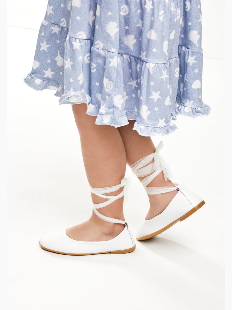 Ballerines conguitos Blanc - Kiabi