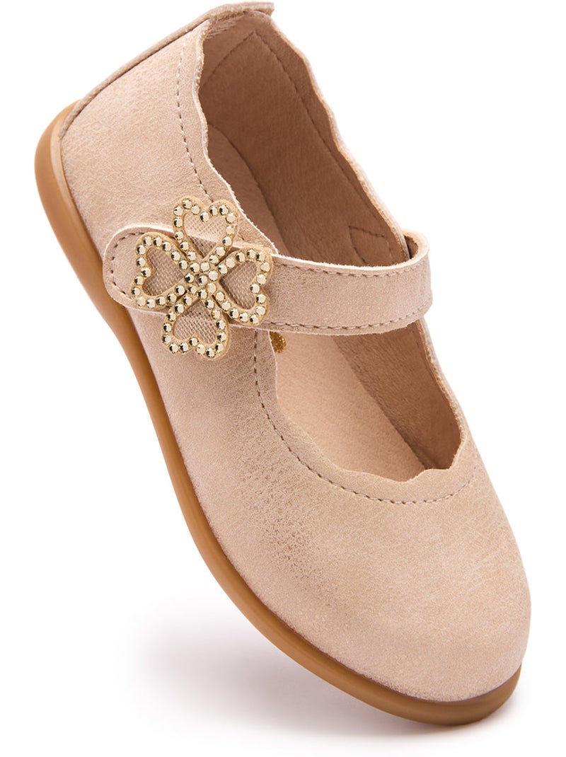 Ballerines conguitos corazones Gold - Kiabi