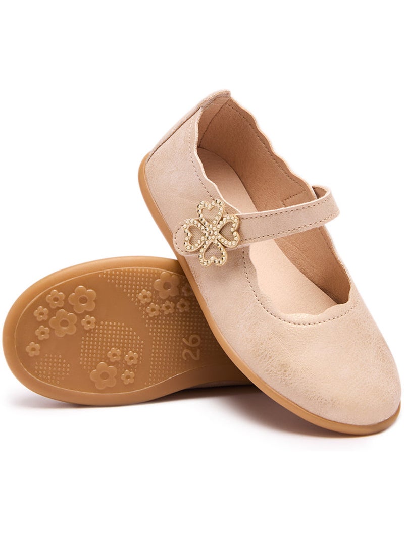 Ballerines conguitos detalle corazón Gold - Kiabi