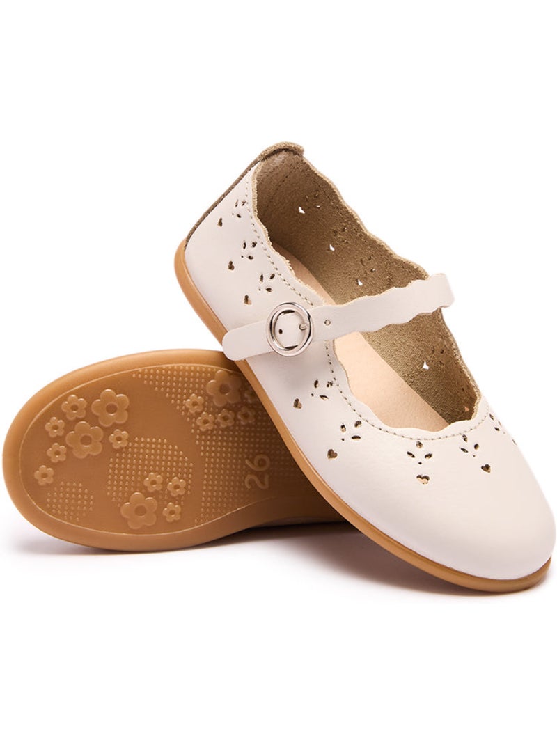 Ballerines conguitos floral Beige - Kiabi