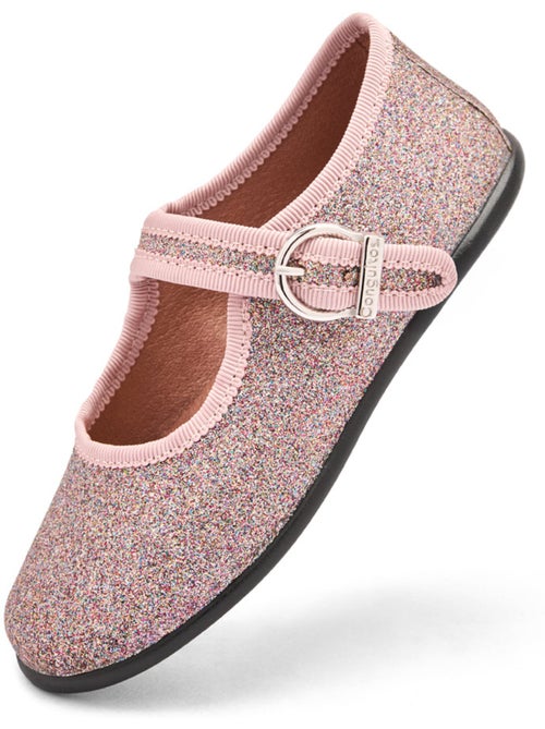 Ballerines conguitos purpurina - Kiabi