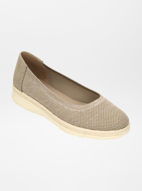 Ballerines en tricot - Kiabi