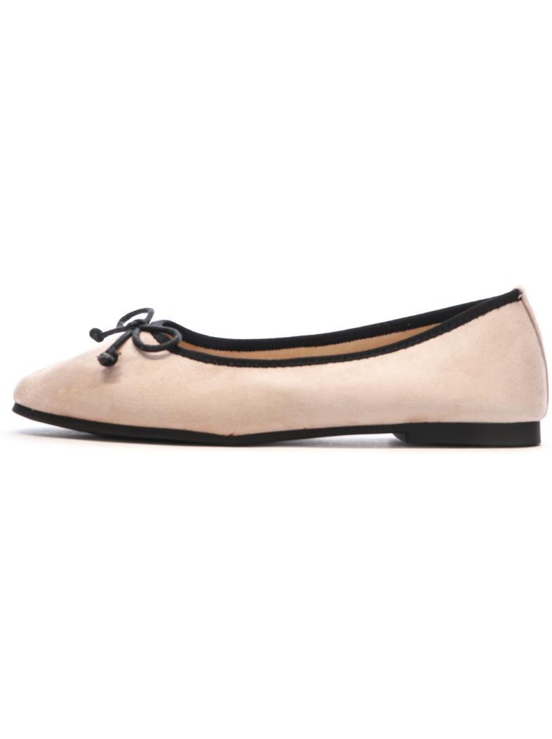 Ballerines Femme Beige/Noir - Kiabi